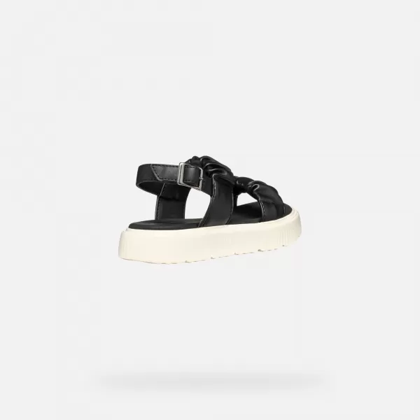  Sandalen für Mädchen GEOX KODETTE SCHWARZ 