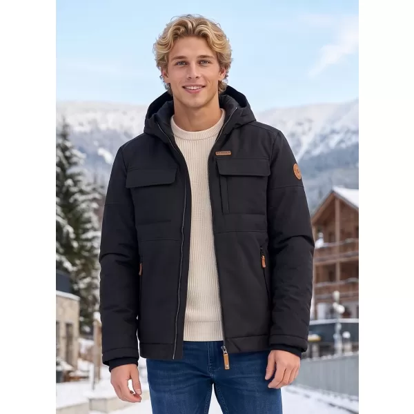  Herren-Winterjacke KIXMI VOLKER SCHWARZ 