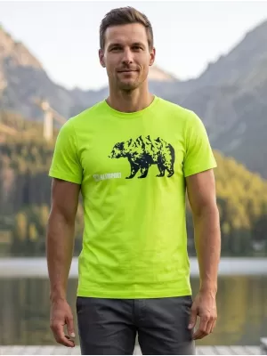 Herren t -Shirt mit kurzen Ärmeln ALTISPORT ALM193129 KALK