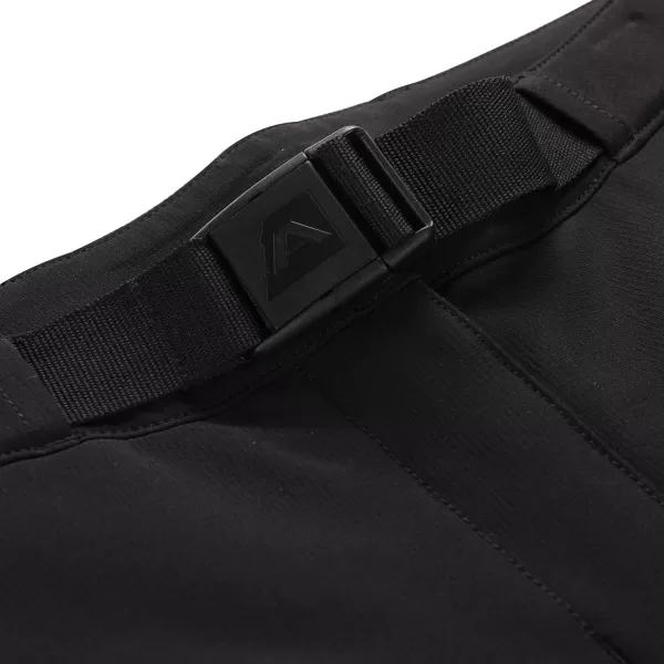  Frauen -Softshell -Hosen ALPINE PRO CORBA LPAF663 SCHWARZ 
