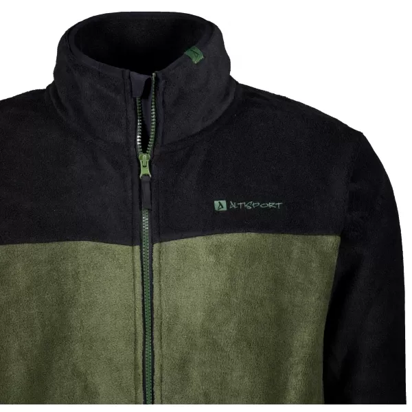  Fleece-Sweatshirt für Herren ALTISPORT GAMEL KHAKI 