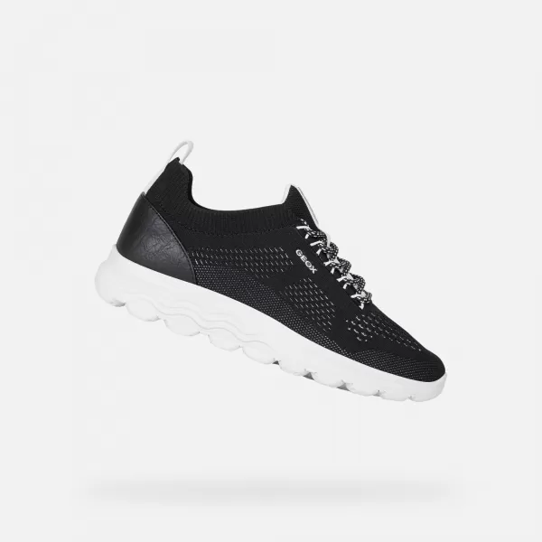  Damen-Sneaker GEOX SPHERICA SCHWARZ 