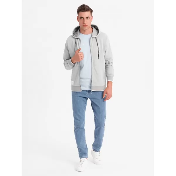  Herren -Sweatshirt OMBRE BLACK OM-SSZP-0210 GRAU 