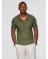Herren t -Shirt OMBRE OM-POSS-0157 OLIVE