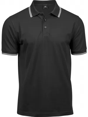 Herren-T-Shirt TEE JAYS | TJ 1407 SCHWARZ/WEIß