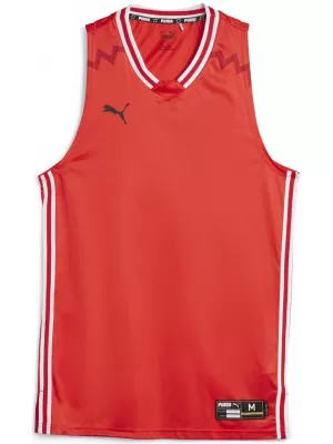 Herren-Tanktop PUMA HOOPS TEAM GAME JERSEY 67662804 PUMA ROT