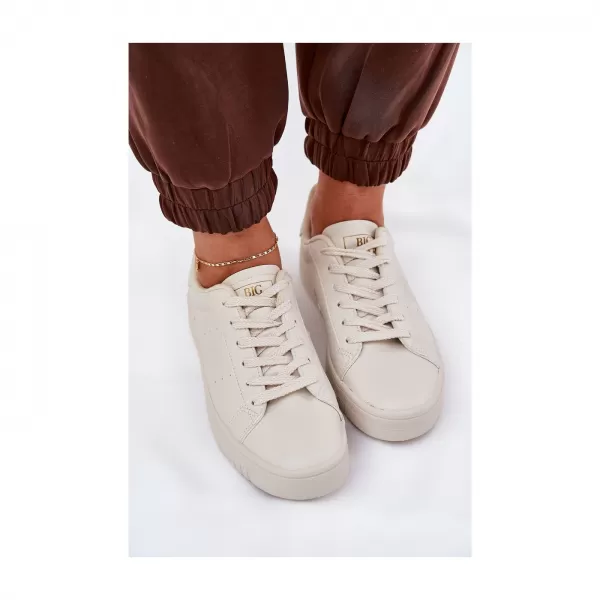  Damen-Sneaker BIG STAR NN274578 BEIGE Big Star Shoes 