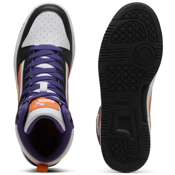  Babyschuhe PUMA REBOUND V6 MID JR 39383134 PUMA WEIß/ORANGE GLO/SCHWARZ 