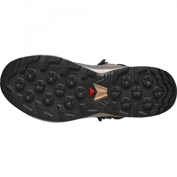 Damenschuhe SALOMON X-ADVENTURE COLDRUSH WATERPROOF W ETHEREA/EISEN/MAHAGONI-ROSE 