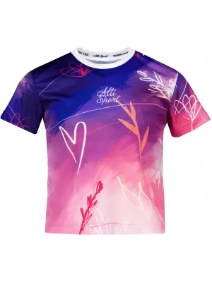 Funktionaler t -Shirt -Prämie von Kindern ALTISPORT VOJ/ALK083TR01 LILA