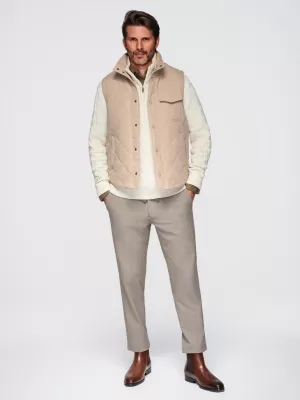 Weste OMBRE OM-JAVJ-0277 BEIGE