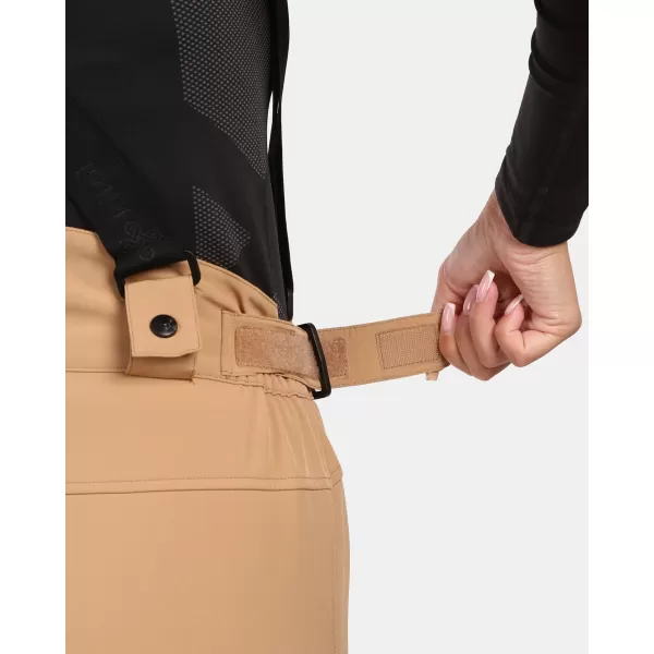  Skihose für Damen KILPI DIONE-W ZL0408KI BEIGE 