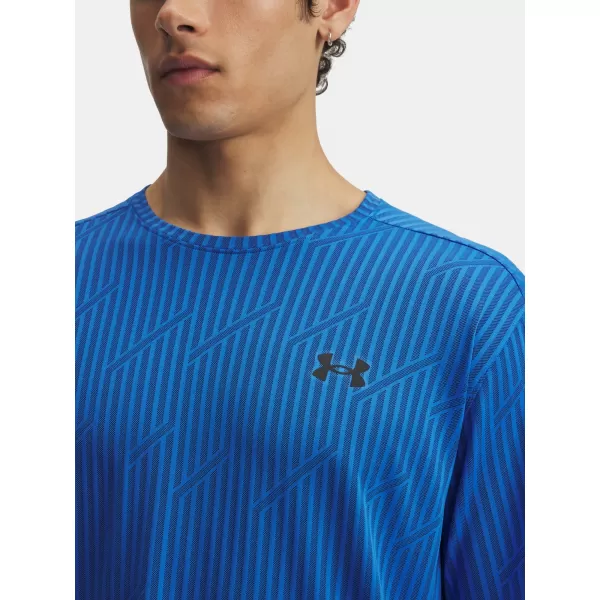  Herren-T-Shirt UNDER ARMOUR UA TECH VENT JACQUARD BLAU 