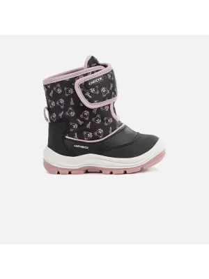 Stiefeletten für Mädchen GEOX FLANFIL ABX G008905 SCHWARZ