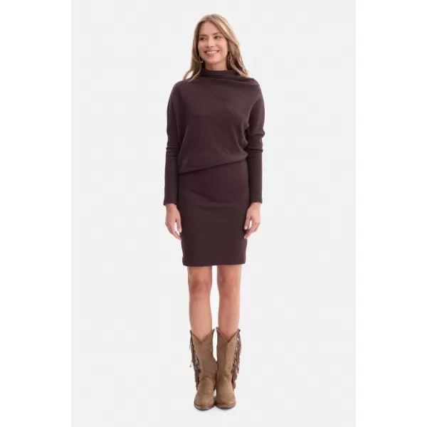  Kleid BEWEAR B309 DUNKLE SCHOKOLADE 
