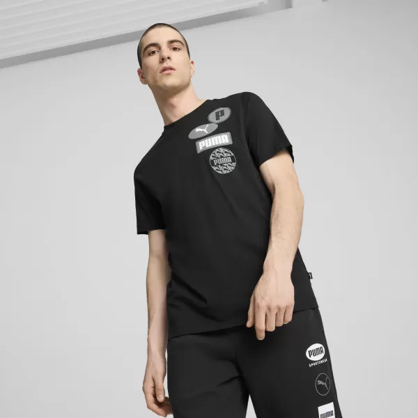  Hemd PUMA GRAPHICS ICON TEE 68320801 PUMA SCHWARZ 