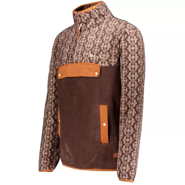  Fleece-Sweatshirt für Herren ALTISPORT GARM BRAUN 
