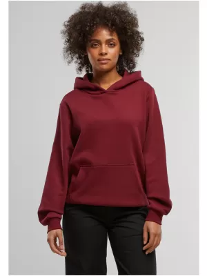 Damen Sweatshirt URBAN CLASSICS TB7435 BURGUND
