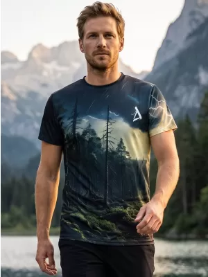 Herren Freizeithemd Premium ALTISPORT VOJ/ALM116TR06 DUNKLER WALD
