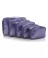 Satz von Organisatoren HEYS METALLIC PACKING CUBE 5PC GEWOHNHEITEN