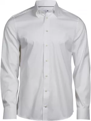 Herrenhemd TEE JAYS | TJ 4024 WEIß