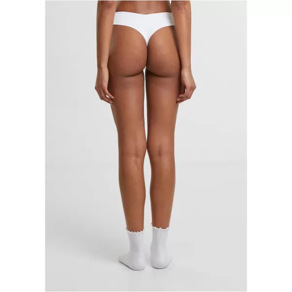  Damen-Tanga URBAN CLASSICS TB7850A SCHWARZ/WEIß 
