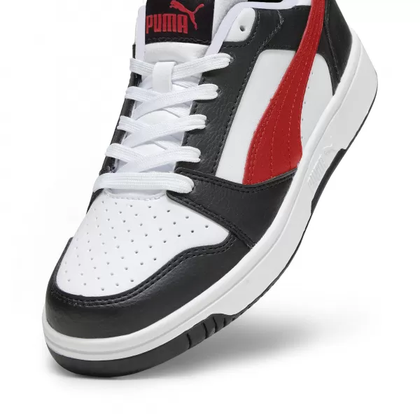  Babyschuhe PUMA REBOUND V6 LO JR 39383304 PUMA WEIß/ROT/SCHWARZ 