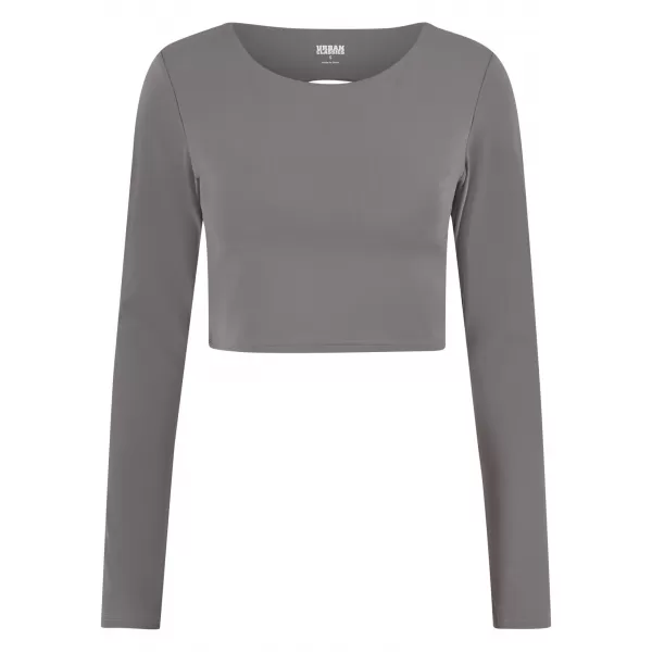  Damen-T-Shirt URBAN CLASSICS TB7807 SENIOR GRAU 