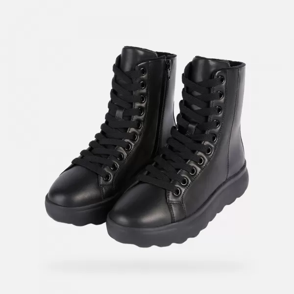  Damenschuhe GEOX SPHERICA EC4.1 G004210 SCHWARZ 