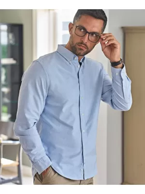 Herrenhemd TEE JAYS | TJ 4000 HELLBLAU