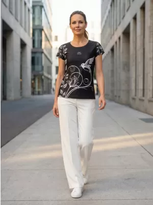 Damen Freizeitshirt Premium ALTISPORT VOJ/ALW106TR06 SCHWARZ