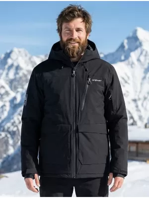 Herren-Winterjacke ALTISPORT GAL SCHWARZ