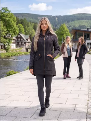Frauen -Softshelljacke für Frauen ALTISPORT GEMEE SCHWARZ