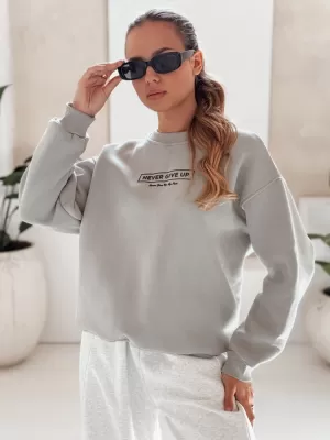 Damen Sweatshirt DSTREET BY1230 HELLGRAU