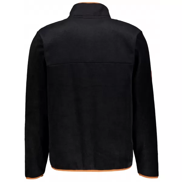  Fleece-Sweatshirt für Herren ALTISPORT GARM SCHWARZ/BRAUN 
