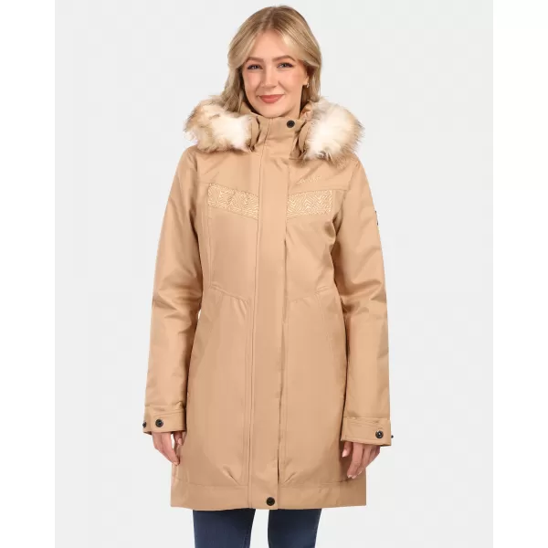  Damenmantel KILPI PERU-W ZL0128KI BEIGE 