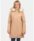 Damenmantel KILPI PERU-W ZL0128KI BEIGE