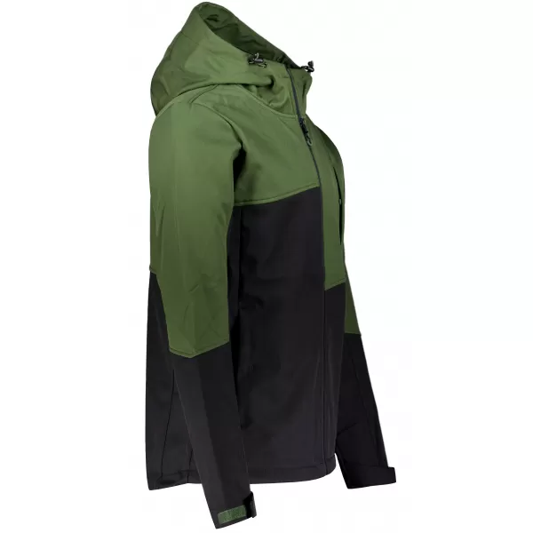  Herren -Softshelljacke ALTISPORT GAN KHAKI/SCHWARZ 