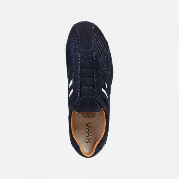  Herren-Sneaker GEOX SNAKE G002632 DUNKELBLAU 