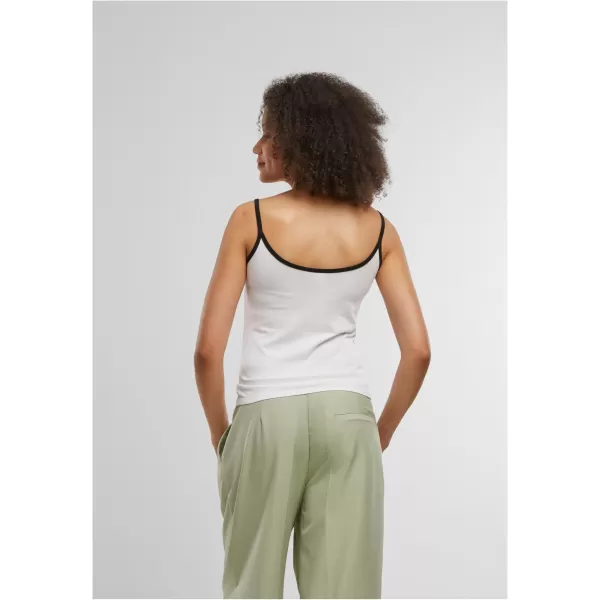  Damen-Tanktop URBAN CLASSICS TB7485A WEIß/SCHWARZ/WEIß/SCHWARZ 