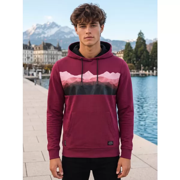  Herren-Sweatshirt ALTISPORT GORO BURGUND 