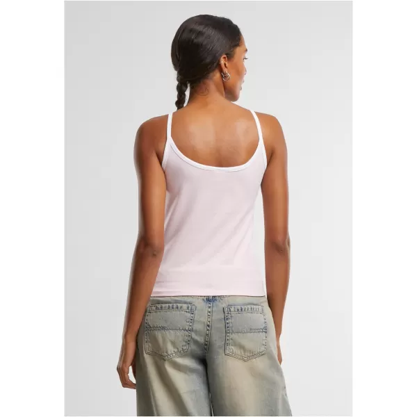  Damen-Tanktop URBAN CLASSICS TB7485A PUDERBLAU/WEIß/ROSÉ/WEIß 