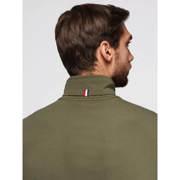  Hemd OMBRE OM-LSCL-0130 DUNKLER OLIVENGRÜN 