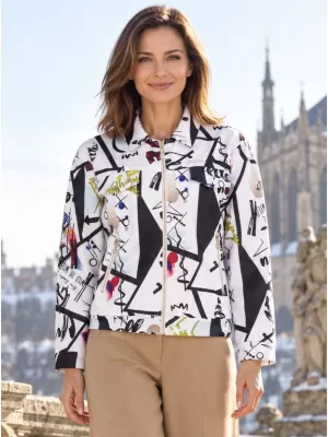 Damen-Sweatshirt KIXMI VERITY WEIß