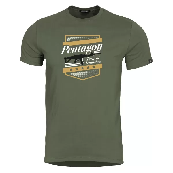  T-Shirt PENTAGON AGERON A.C.R. K09012 OLIVGRÜN 