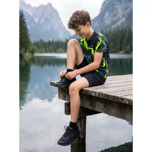  Dětské funkční triko premium ALTISPORT VOJ/ALK071TR01 NAVY-ŽLUTÁ 