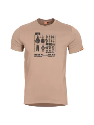 T-Shirt PENTAGON AGERON BUILD YOUR GEAR K09012 KHAKI