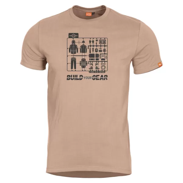  T-Shirt PENTAGON AGERON BUILD YOUR GEAR K09012 KHAKI 