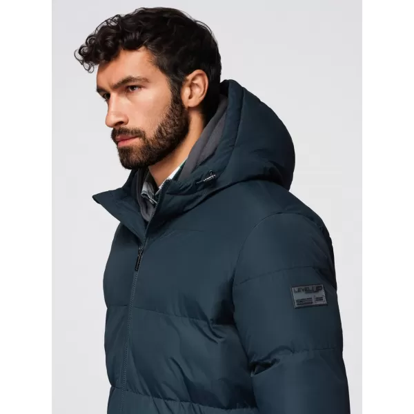  Männlicher Mantel OMBRE OM-JALJ-0269 MARINEBLAU 