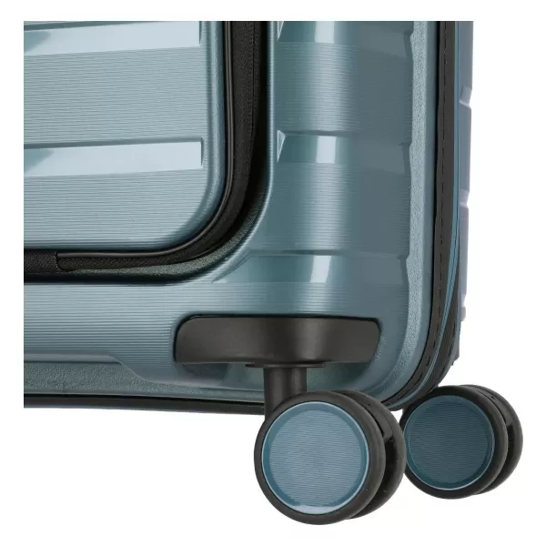  Koffer TRAVELITE AIR BASE 4W S FRONT POCKET EISBLAU 